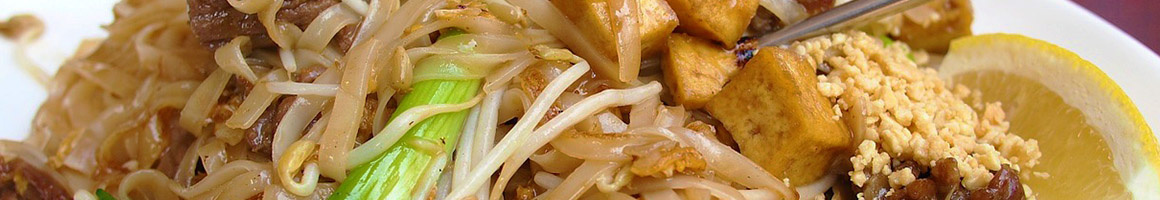 Eating Thai at Za-Onn Thai House restaurant in Wallingford, CT.
